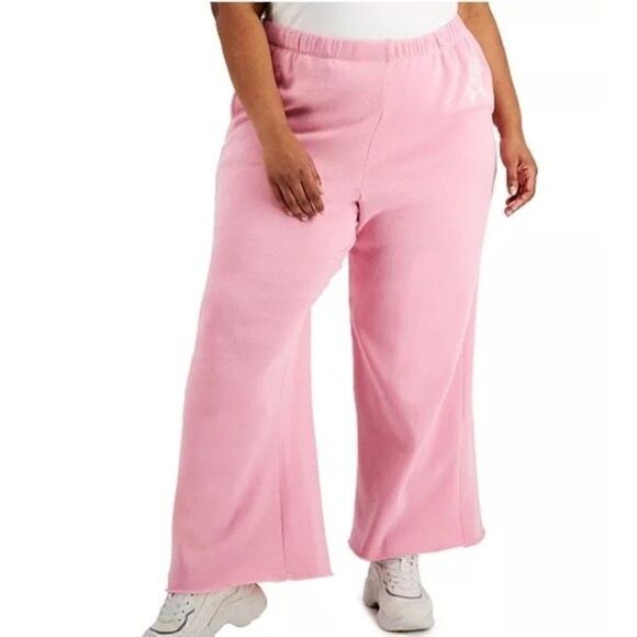 GRAYSON THREADS BLACK
Trendy Plus Size Los Angeles Wide-Leg Pants pink 1x, New - Picture 1 of 4